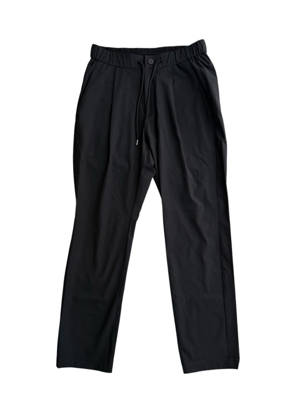 Attachment Japan Sz 2 Men’s Black Drawstring Jogger Pants Minimalist Waist 28/29